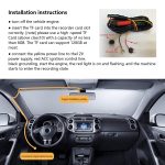 Einzelkamera, HD-Nachtsicht-WiFi-Auto-Dashcam-Fahrrekorder, 1080P Single Camera, 2K Single Camera, 4K Single Camera – Bild 8