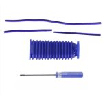 Weiche Samt-Bodenbürsten-Schlauchstreifen für Dyson V7 / V8 / V10 / V11, 3 in 1 Velvet Strip Hose, 2 in 1 Velvet Strip