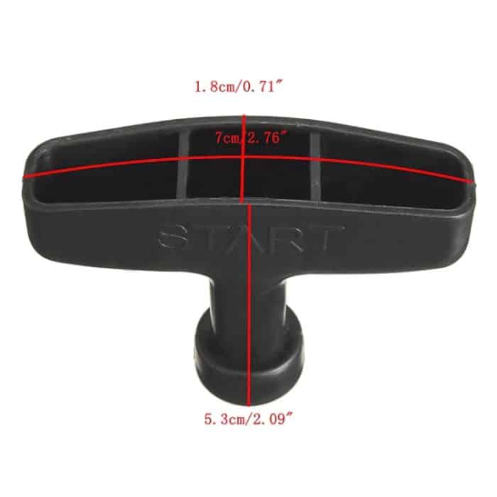 3 Stück Rasenmäher-Kettensägen-Trimmer, universeller Rückstoß-Zugstartgriff mit Seilschnur, 3m, 4m, 5m, 5.5m – Bild 4