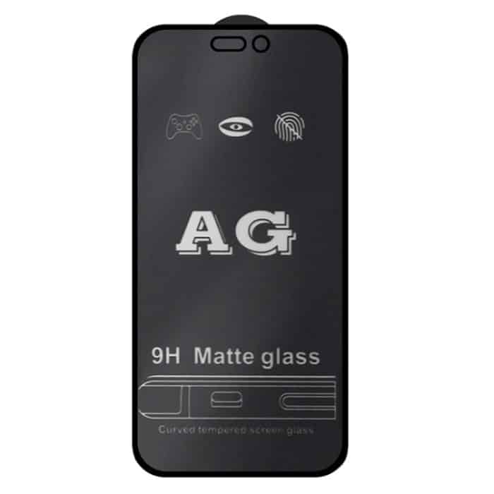 25 Stück AG Matte Frosted Full Cover Tempered Glass Film, For iPhone 14 Pro (25 PCS), For iPhone 14 Pro Max (25 PCS) – Bild 2