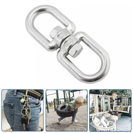 Universeller Drehring aus Edelstahl 304, 4mm, 5mm, 6mm, 8mm, 10mm