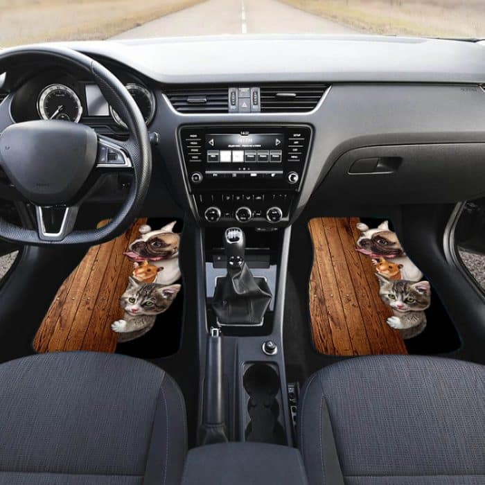 4-in-1-Schmetterlingsmuster-Universaldruck-Auto-Fußmatten-Set, HN058, HN062, HN063, HN064, HN065 – Bild 4