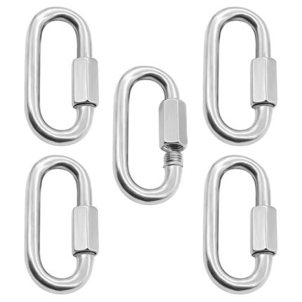 304-Edelstahl-Schnellverbindungsring-Runway-Schnalle, 5 PCS 3.5mm, 5 PCS 4mm, 3 PCS 5mm, 3 PCS 6mm, 2 PCS 7mm