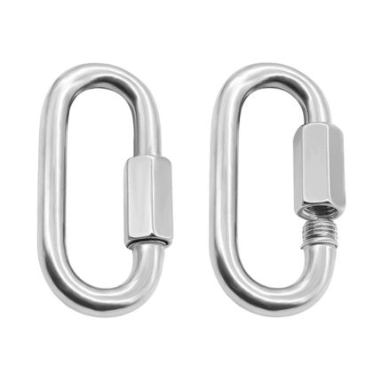 304-Edelstahl-Schnellverbindungsring-Runway-Schnalle, 2 PCS 8mm, 9mm, 10mm