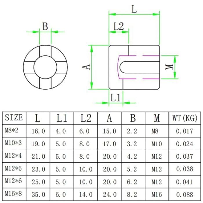 316 Edelstahl-Gartendrahtseil mit festem Clip, M8x2, M10x3, M12x4, M12x5, M12x6, M16x8 – Bild 5