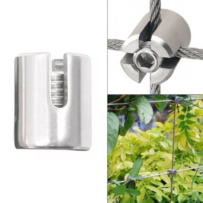 316 Edelstahl-Gartendrahtseil mit festem Clip, M8x2, M10x3, M12x4, M12x5, M12x6, M16x8 – Bild 7