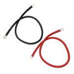 Auto 50 cm rotes + schwarzes Batterie-Wechselrichterkabel aus reinem Kupfer, 10AWG 6-5, 8AWG 10-6, 6AWG 25-8, 6AWG 25-10