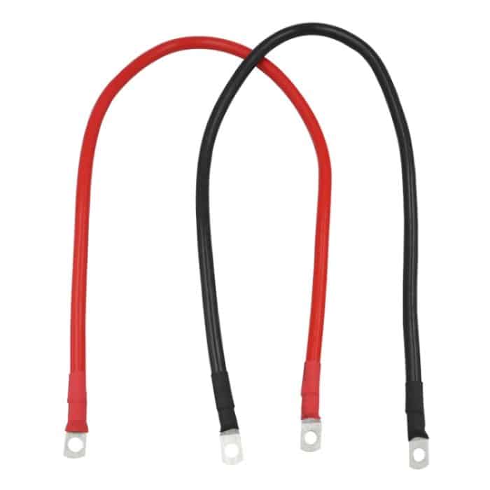 Auto 50 cm rotes + schwarzes Batterie-Wechselrichterkabel aus reinem Kupfer, 10AWG 6-5, 8AWG 10-6, 6AWG 25-8, 6AWG 25-10 – Bild 2