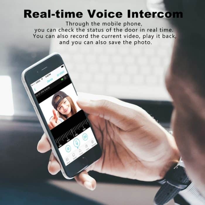 V30S Tuya Smart WIFI Video-Türklingel unterstützt kabelgebundenes POE, Zwei-Wege-Gegensprechanlage und Nachtsicht, T30 – Bild 4
