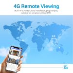 ESCAM QF724 3MP 24h-Aufzeichnung Cloud-Speicher PT 4G PIR-Alarm-IP-Kamera mit Solarpanel, US Plug, EU Plug – Bild 8