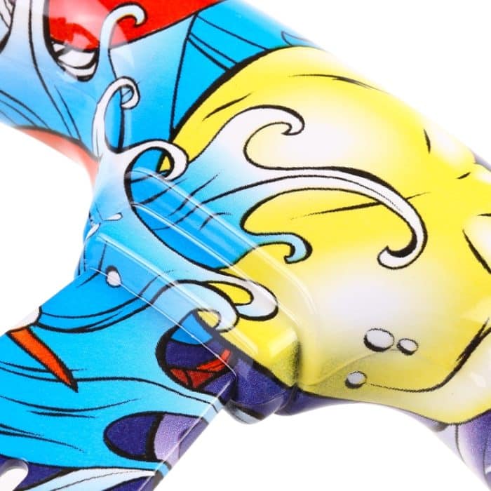 35 cm großes Autorennen-Graffiti-ABS-Lenkrad – Bild 5