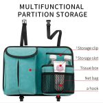 2 Stück Autositz-Rücken-Hängetasche, Schaffell-Leder-Aufbewahrungstasche mit Haken – Bild 4