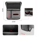 2 Stück Auto-Mittelkonsolen-Hängetasche, Schaffell-Leder-Aufbewahrungstasche – Bild 3