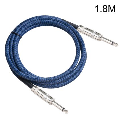 TC048BL 6,35 mm Stecker Stecker auf Stecker E-Gitarre Mono Audiokabel, 1.8m, 3m, 5m, 10m