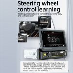 9901 Einziehbarer 7-Zoll-MP5-Player für das Auto Unterstützt UKW- und Handy-Internet – Bild 4