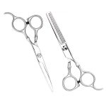 Professionelles Haarschneide-Ausdünnungsschere-Friseur-Flachschere-Scheren-Set, 2 PCS, 7 PCS, 12 PCS