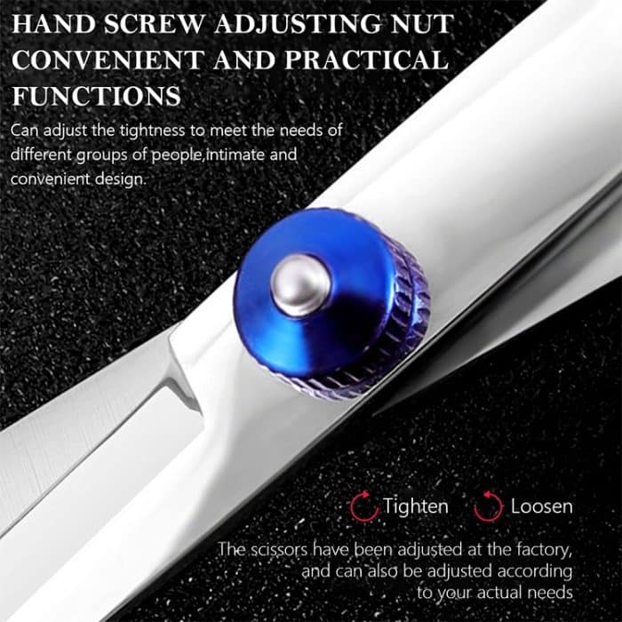 Professionelles Haarschneide-Ausdünnungsschere-Friseur-Flachschere-Scheren-Set, 2 PCS, 7 PCS, 12 PCS – Bild 6