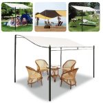 Markisenüberdachung für den Garten, Terrasse, wasserdicht, Schattentuch, 2.5X2.6m, 3X2.6m, 3X3m – Bild 3