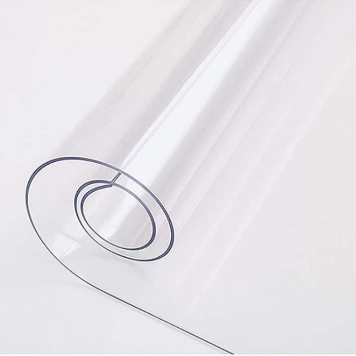 Transparente Tischdecke aus weichem Glas, wasserdichte Tischdecke für den Haushalt, PVC-Tischmatte, Dicke: 1 mm, 80x135cm, 85x135cm, 85x140cm, 90x120cm, 90x130cm, 90x135cm – Bild 3