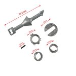 7-in-1 Autotürschloss-Reparatur-Werkzeug-Set 51217161429 für BMW E87 5 Türen 2004–2011, A7587 – Bild 6