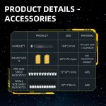JAKEMY JM-8185 69 in 1 Multifunktions-Schraubendreher-Werkzeugsatz Zusammensetzbare Blöcke – Bild 3