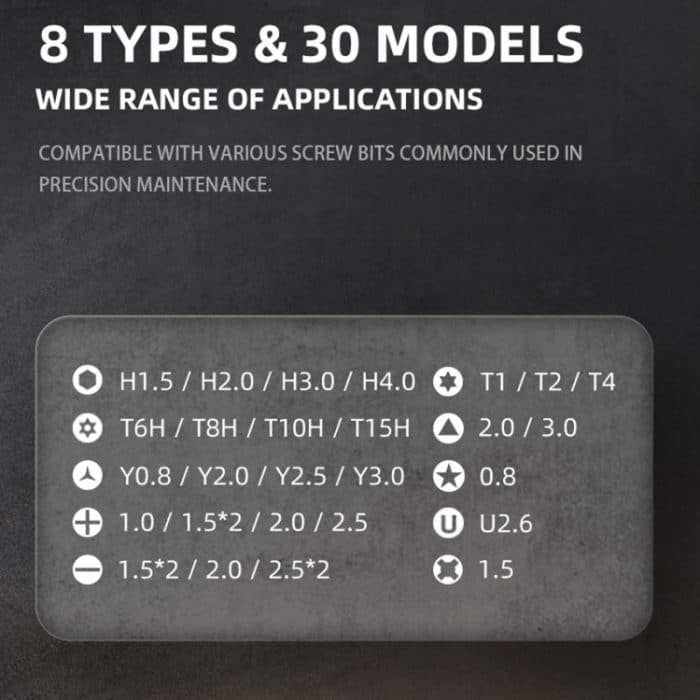 JAKEMY 32-in-1 Präzisions-Schraubendreher-Set mit Pinzette, JM-8189A, JM-8189B – Bild 3