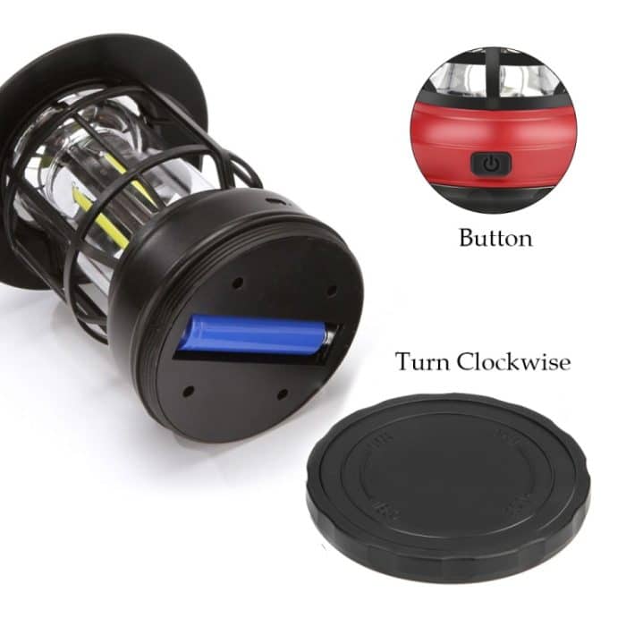 Tragbare Retro-Hängelampe, Laterne, Camping-Zelt-Licht, USB Charging, Battery Type, Not Included Battery – Bild 6