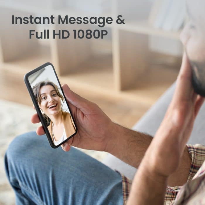 ML18 Mini Ultraweitwinkel-Smart-Video-Türklingel unterstützt Zwei-Wege-Sprache, ML18 – Bild 5