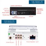 9601 7-Zoll-Auto-elektrisch einziehbarer MP5-Player unterstützt Bluetooth-Freisprechfunktion – Bild 4