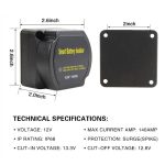 12V 140A Auto Yacht RV Smart Dual Battery Isolation Controller mit Relais – Bild 6