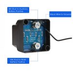 12V 140A Auto Yacht RV Smart Dual Battery Isolation Controller mit Relais – Bild 7