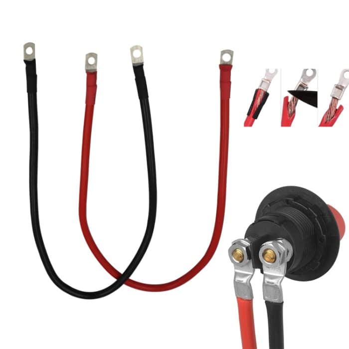 Auto-Yacht-Batterie-Wahlschalter, Trennschalter, Trennschalter, mit Netzkabel, 50A 10AWG, 100A 8AWG, 200A 6AWG, 300A 6AWG – Bild 2