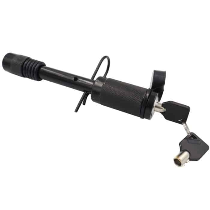 5/8-Zoll-Anhängerkupplungs-Kugelstange Anhängerkupplungs-Sicherungsstift Heavy Duty mit 2-Zoll-Schalldämpfer-Pad – Bild 3