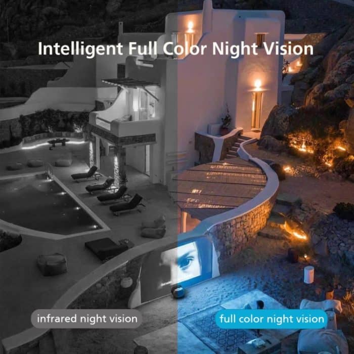 QX62 4MP HD Wireless WiFi Smart Überwachungskamera, EU Plug, US Plug, UK Plug, AU Plug – Bild 12