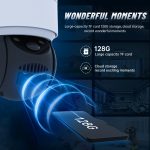 T34 2MP HD IP66 wasserdichte kabellose WLAN-Solarkamera, T34 White, T34 Black – Bild 9