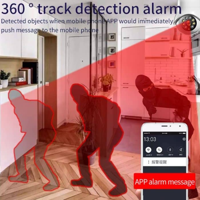 DP31 2,0 MP HD-Glühbirne, WiFi-Überwachungskamera, unterstützt Bewegungserkennung, Nachtsicht, Dual-Lichtquelle, Dual Light Source – Bild 5