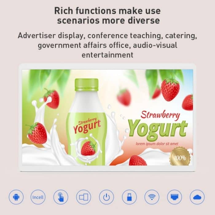 HSD1493T 14-Zoll-IPS-Display-Werbemaschine, RK3399 2GB+16GB, RK3399 4GB+32GB, RK3566 2GB+16GB, RK3576S 4GB+32GB, RK3588S2 4GB+32GB, RK3588 8GB+64GB – Bild 7