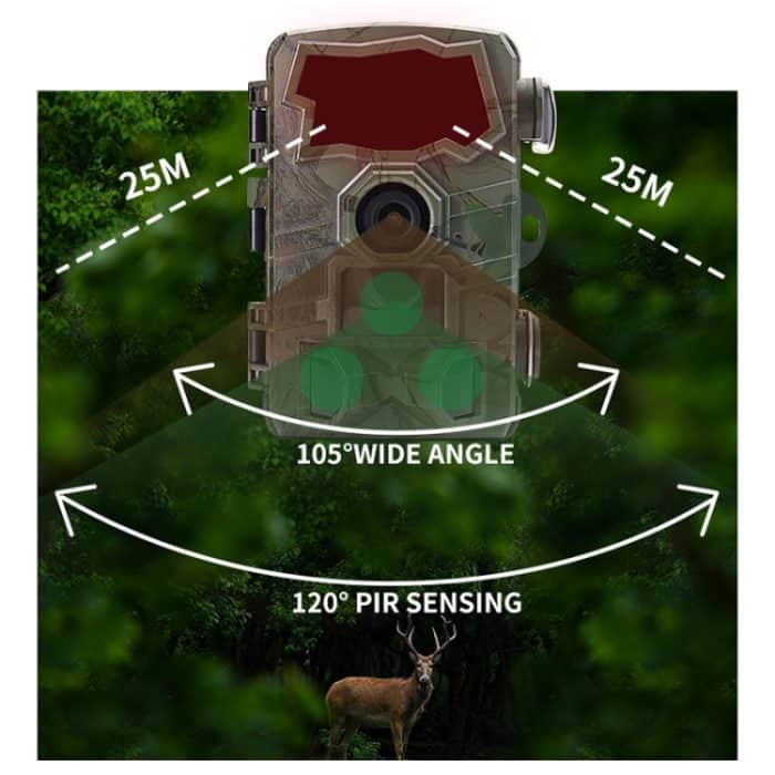 H888WIFI 4K-Auflösung 2,4-Zoll-TFT-Bildschirm WIFI-Jagdkamera – Bild 6