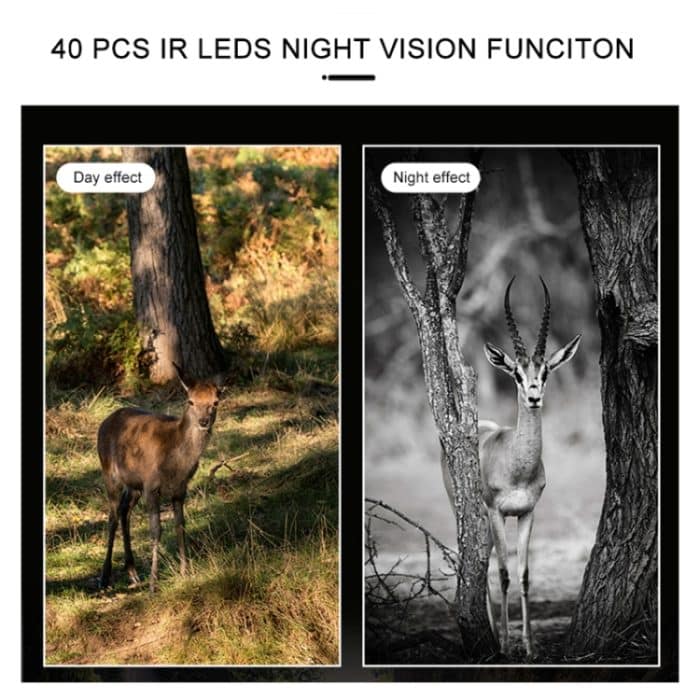 H888WIFI 4K-Auflösung 2,4-Zoll-TFT-Bildschirm WIFI-Jagdkamera – Bild 8