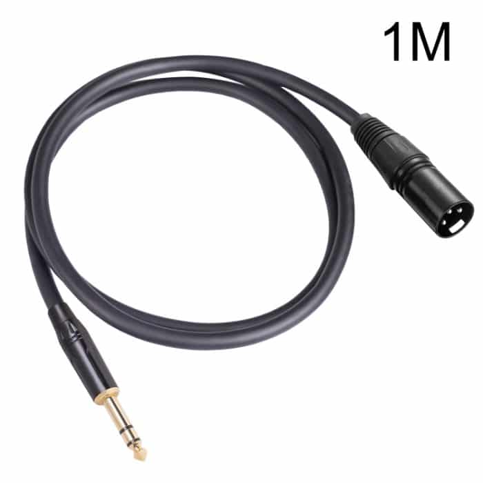 TC145BK19 6,35 mm 1/4 Zoll TRS-Stecker auf XLR-3-Pin-Stecker-Audiokabel, 1m, 1.8m, 3m, 5m, 10m – Bild 1