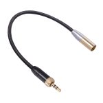 SB419M120-03 3,5-mm-Stecker auf Mini-XLR-3-Pin-Stecker-Audiokabel, Länge: 30 cm