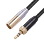 SB419M120-03 3,5-mm-Stecker auf Mini-XLR-3-Pin-Stecker-Audiokabel, Länge: 30 cm – Bild 2
