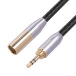 SB423M120-03 3,5-mm-Stecker auf Mini-XLR-3-Pin-Stecker-Audiokabel, Länge: 30 cm