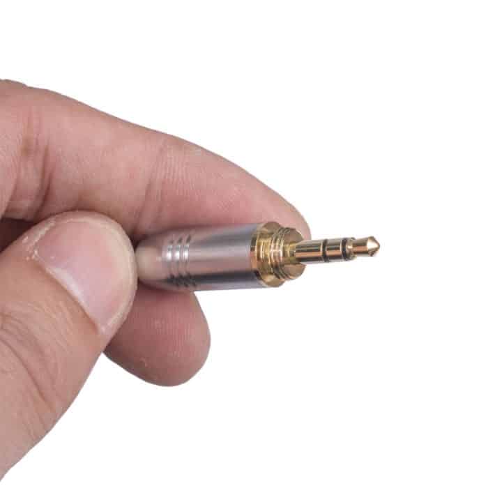 SB423M120-03 3,5-mm-Stecker auf Mini-XLR-3-Pin-Stecker-Audiokabel, Länge: 30 cm – Bild 3