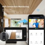 SY-38 4,3-Zoll-WIFI-Türklingel-Viewer unterstützt Nachtsicht, Bewegungserkennung und Remote-Sprache – Bild 4