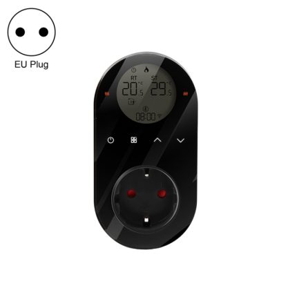 Plug-in-LCD-Thermostat, EU-Stecker, With WiFi, Without WiFi