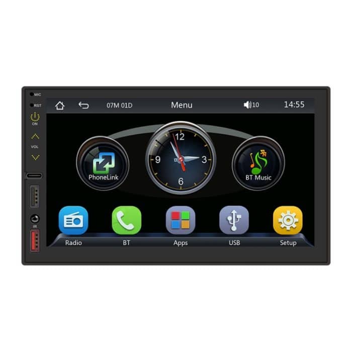 7-Zoll-Wireless-CarPlay-Auto-MP5-Player unterstützt Bluetooth/Reverse/Handy-Internet – Bild 2