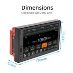 7-Zoll-Wireless-CarPlay-Auto-MP5-Player unterstützt Bluetooth/Reverse/Handy-Internet – Bild 3