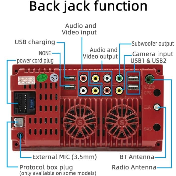 7-Zoll-Wireless-CarPlay-Auto-MP5-Player unterstützt Bluetooth/Reverse/Handy-Internet – Bild 4