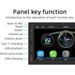 7-Zoll-Wireless-CarPlay-Auto-MP5-Player unterstützt Bluetooth/Reverse/Handy-Internet – Bild 5